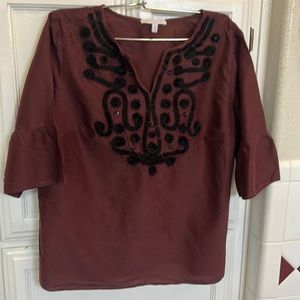 Talbot purple blouse